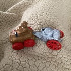 Vintage Barclay Manoil 1930   s Water Pump Wagon W  Metal Wheels Lead Toy Soldiers