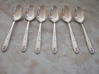Lot Of 6 Demitasse Spoons Grosvenor  1921 Pattern Community Silverplate 4 3 8  L