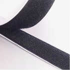 1  Black Self Adhesive Hook And Loop Sticky Adhesive Backed Tape 10 Ft  Roll Usa