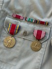 Wwii 71st Infantry Division   5th Army Veteran Dress Shirt With Medals Ribbons