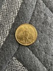 Guardian Angel Coin Double Sided Good Luck Token  - Size Of A Quarter -