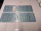 Pair Authentic Genuine German Export Transit License Plates  Boblingen District