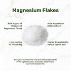 10 Lb Unscented Magnesium Flakes  Pure Magnesium Chloride For Bath Soak Or Foot