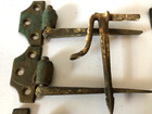 Antique Cast Iron Architectural Salvage Lift Off Shutter Hinges   Pintles Lot