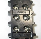 Lot Of 7 Jones Panel Mount Terminal Block strips 2-row 20-position Nos