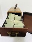 Vtg Tweed 1950 s Barnett   Jaffe Baja 300 Slots Photo Slide Case