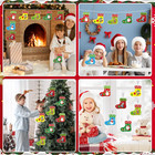 72pcs Christmas Craft Kits Diy Stockings Crafts Bulk For Kids Christmas Snowman