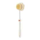 Two Sided Shower Body Brush Silicone Long Handle Bathroom Wash Brush Bathing Mas