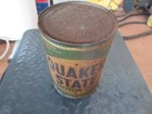 Vintage Quaker State Motor Oil One Quart Tin   Metal Soldered Seam Oil Can