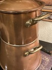 Vintage Waldow Brooklyn Ny-copper Vegetable Steamer-solid Copper tin Lined-rare 
