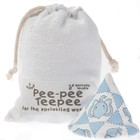 Pee Teepee Elephant Blue With Laundry Bag 5 Pieces Baby Boy White  