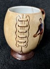 Antique University Of Pennsylvania Football Shape  Mug 1905 F  Earl Christy
