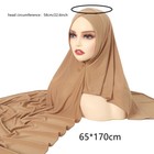 Muslim Pull On Ready Instant Scarf Hijab Wrap Shawl Women Turban Headscarf Stole