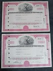 1965 - 1976 Consolidated Edison Company  Inc  Stock Bond Certificates X8