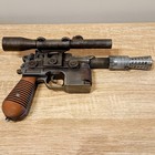 Star Wars Hero Dl-44 Blaster Prop - Anh - Moving Trigger - Weathered   Stand