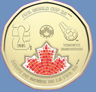 Set Of 2026 Canada Fifa World Cup Col   Non-col Loonie Dollar Mint Unc  1 Coin