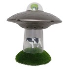 Ufo Cow Abduction Light Up And Sound Toy Alien Gag Gift - Must See Video