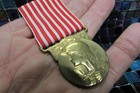 Antique French Art Nouveau Bronze Medal Wwi  marianne  By Pierre Morlon C  1920