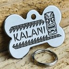 Custom Deep Engraved Stainless Steel Pet Id Tag - Personalized Dog Cat Tag