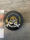 David Pastrnak Autographed Boston Bruins Centennial Game Puck Nhl Jsa