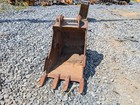 24  Cat Excavator Bucket  50 Mm Pins  Fits  Cat  Case  Deere  Hitachi  Komatsu