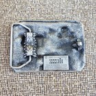 Vintage Case Ih Diesel Belt Buckle Farm Tractor Combine Collector Patina Pewter