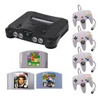 Nintendo 64 N64 Console Bundle System You Choose  1-4 Controllers   Games Mario