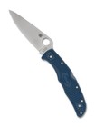 Spyderco Endura 4 Folding Knife C10pcbl Plain Edge Cpm Spy27 Blade Blue Frn