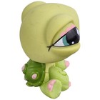 Lps  504 Turtle Littlest Pet Shop Spring Basket Vtg 2006 Green Gen 2 Blue Eyes