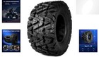 26x11-12 Atv utv Mud Tire - 6ply All-terrain Durability For Ultimate Adventure