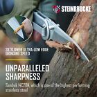 Folding Pocket Knife W clip 3 1inch Sandvik 14c28n Stainless Steel For Camping