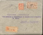 1914 France offices In Turkey  levant   27  35 On Constantinople Reg Cover   d
