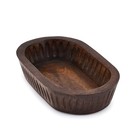 Samhita Mango Wood Decorative Bowls For Home D  cor  Decorative Long Wooden