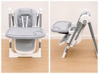 Baby High Chair Foldable Reclining Toddler Feeding Seat 5 Point Harness Infant