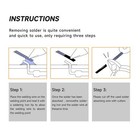 Solder Wick Braid With Flux Noclean Electronic Desoldering Wick Braid Remover de