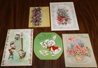 Vintage Lot Of 105 Unused Greeting Cards Some Envelopes Pop Up Birthday Get Well