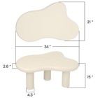 34  l  Cloud Coffee Table  Modern Wood Coffee Table For Living Room  Accent U   