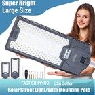 Led Solar Light Outdoor Motion Sensor 3 Modes Flood Wall Lamp Street Yard Garden