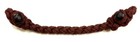 Bit Hobble Slobber Bar Round Large 8  To 9  Long Handbraided Brown Nylon By Est