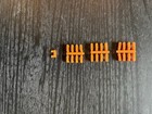 New - Aurora Tjet Slot Car Track Connectors  Locks - 25 Orange  Nylon 