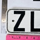 East Germany License Plate     free         Zl 54-48   Rare 1980 s European German Tag