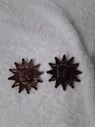 Vintage Pair Of West German Bavarian State Police Bayerische Hat Badge 1970s 