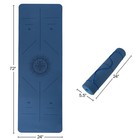 Yoga Mat Thick 72 X 24 In Portable Exercise Mat Non Slip Gym Mat Carry Strap