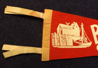 Vintage Rare Bearskin Neck Country Store Pennant 12  Rockport Massachusetts
