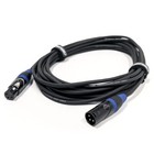 25  Color Coded Length 3-pin Professional Light Dmx Cable With Locking Xlr Ends