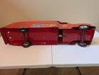Vintage 1940s Louis Marx Pressed Steel Ride On Vfd Fire Truck Toy