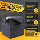 Microfiber Cleaning Cloth 12 Pack  12 5 X 12 5 Inch Microfiber Towels For Cars 