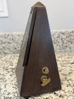 Vintage Set Thomas Wooden Metronome De Maelzel With Bell No 309