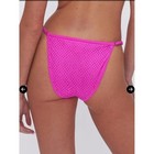 Nwt Good American Rhinestone Adjustable Strap Bikini Bottoms Xl Pink Glow