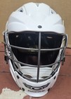 Cascade Csr Youth Small Lacrosse Helmet All White With Chin Strap -excellent 